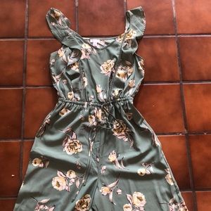 Worn once!! Xhiliration jumpsuit. Size S. Fits S-M